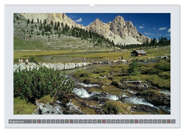 Produktbild: Wunder aus Fels - Die Dolomiten II (hochwertiger Premium Wandkalender 2026 DIN A2 quer), Kunstdruck in Hochglanz