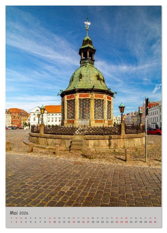 Produktbild: Wismar - UNESCO Welterbe in Deutschland (Wandkalender 2026 DIN A2 hoch), CALVENDO Monatskalender