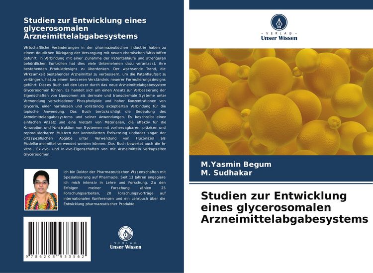 Produktbild: Studien zur Entwicklung eines glycerosomalen Arzneimittelabgabesystems