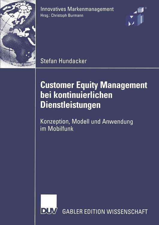 Produktbild: Customer Equity Management bei kontinuierlichen Dienstleistungen