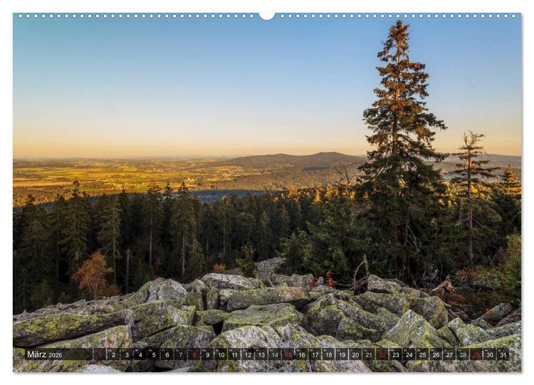 Produktbild: Zauberhaftes Fichtelgebirge (hochwertiger Premium Wandkalender 2026 DIN A2 quer), Kunstdruck in Hochglanz