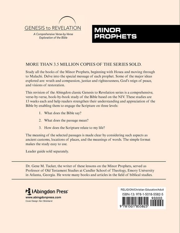 Produktbild: Genesis to Revelation Minor Prophets Participant Book