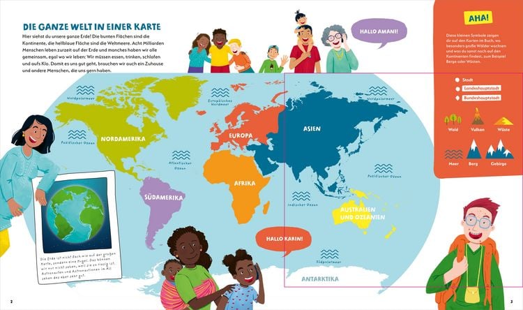 Produktbild: WAS IST WAS Kids Weltatlas. Reise mit uns um die Erde!