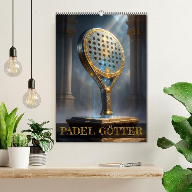 Produktbild: Padel G&ouml;tter (Wandkalender 2026 DIN A2 hoch), CALVENDO Monatskalender