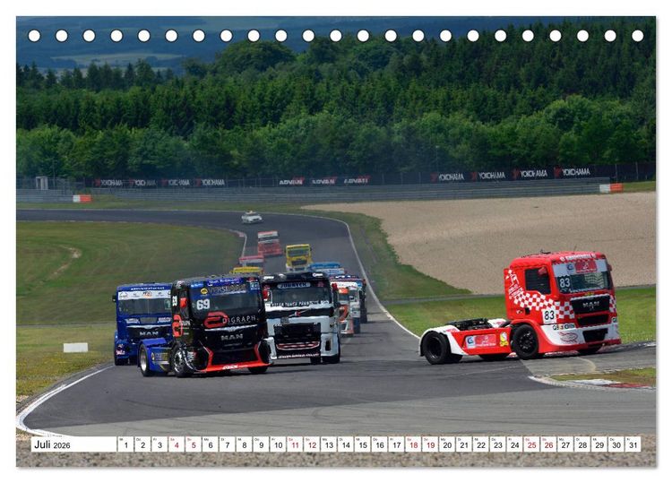 Produktbild: Abenteuer TRUCK RACING (Tischkalender 2026 DIN A5 quer), CALVENDO Monatskalender