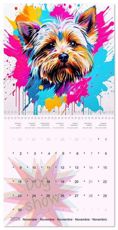 Produktbild: Dog show (Wall Calendar 2026 12 &times; 12 Inch) CALVENDO 12 Month Wall Calendar