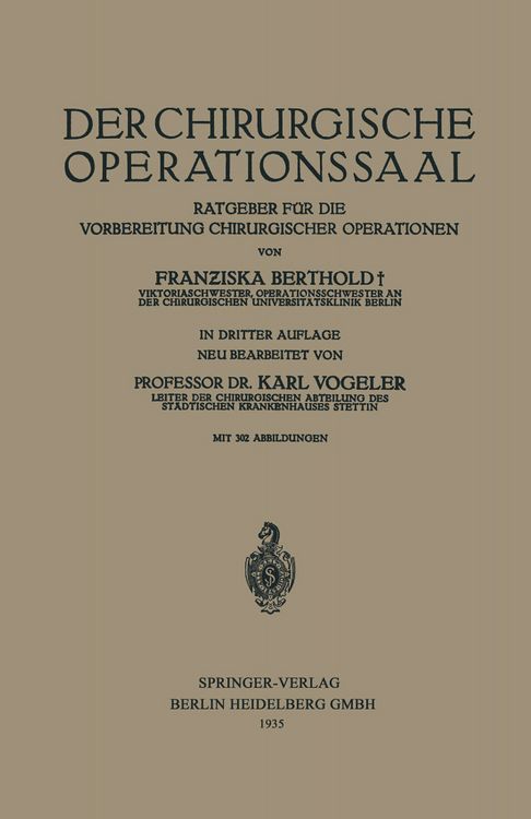 Produktbild: Der Chirurgische Operationssaal