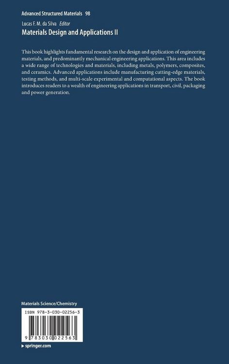 Produktbild: Materials Design and Applications II