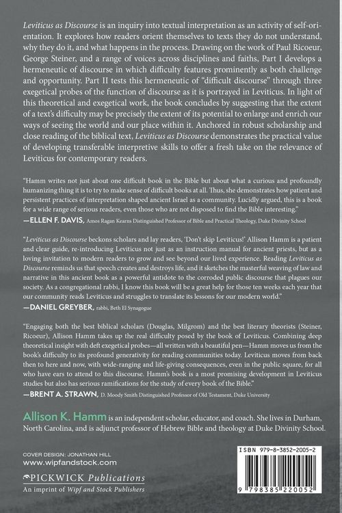 Produktbild: Leviticus as Discourse