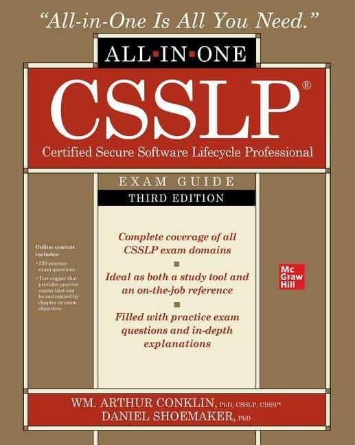 Produktbild: Csslp Certified Secure Software Lifecycle Professional All-In-One Exam Guide, Third Edition