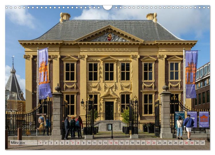 Produktbild: Den Haag - k&ouml;nigliche Stadt am Meer (Wandkalender 2026 DIN A3 quer), CALVENDO Monatskalender