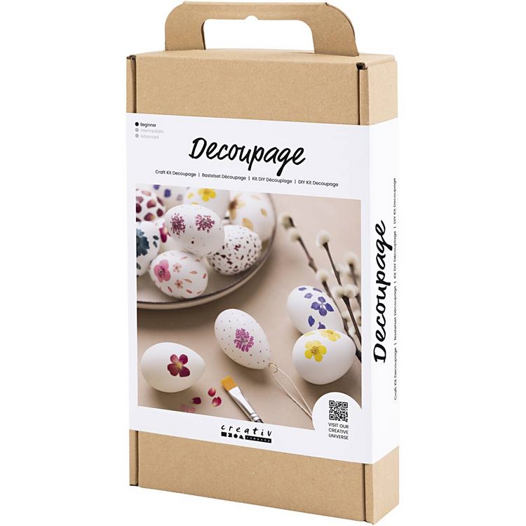 Produktbild: Creativ Company DIY Sets Dekoartikel Kreativ Set D&eacute;coupage, Kreativ Box