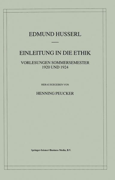 Produktbild: Einleitung in die Ethik
