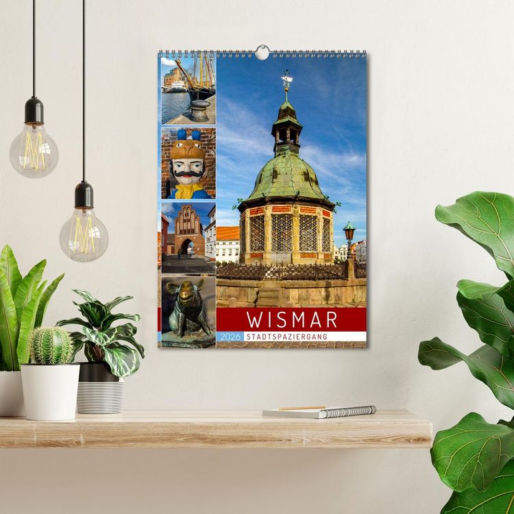 Produktbild: Wismar - Stadtspaziergang (Wandkalender 2026 DIN A3 hoch), CALVENDO Monatskalender