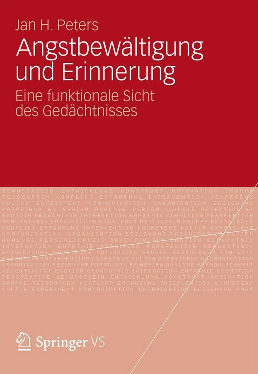 Produktbild: Angstbew&auml;ltigung und Erinnerung