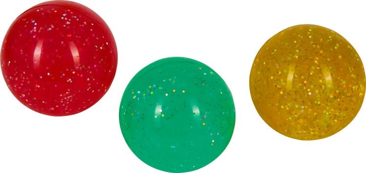 Produktbild: Glitzer-Flummi - Bunte Geschenke, sort.