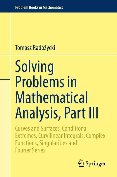 Produktbild: Solving Problems in Mathematical Analysis, Part III