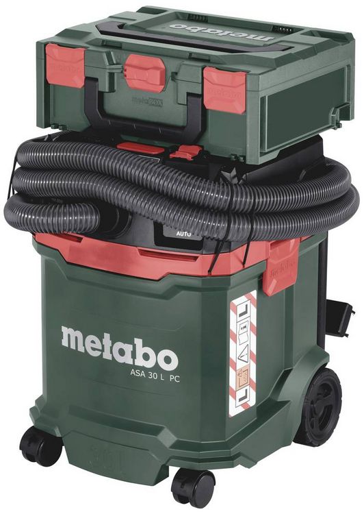 Produktbild: Metabo ASA 30 L PC 602086000 Nass-/Trockensauger 1er Set 1200 W 30 l Staubklasse L zertifiziert, antistatisch