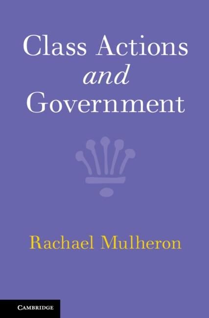 Produktbild: Class Actions and Government