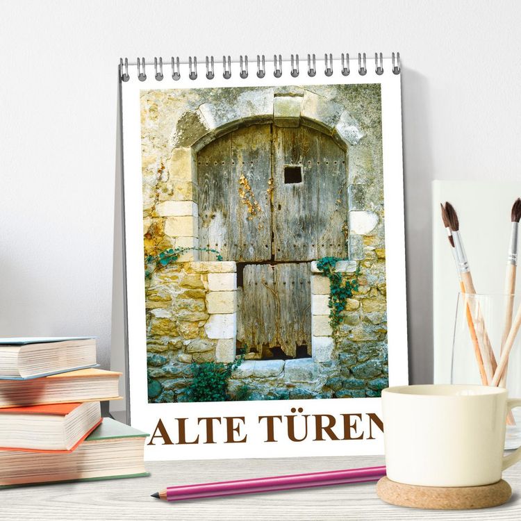 Produktbild: Alte T&uuml;ren (Tischkalender 2026 DIN A5 hoch), CALVENDO Monatskalender