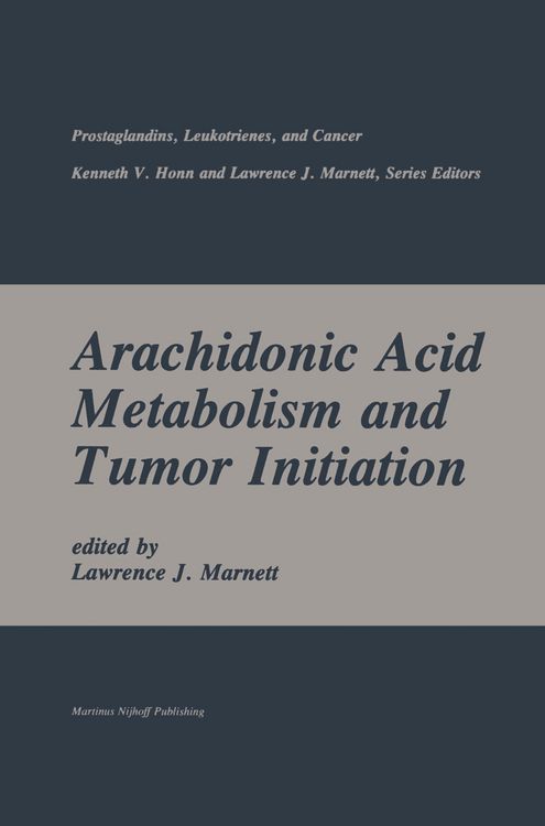 Produktbild: Arachidonic Acid Metabolism and Tumor Initiation