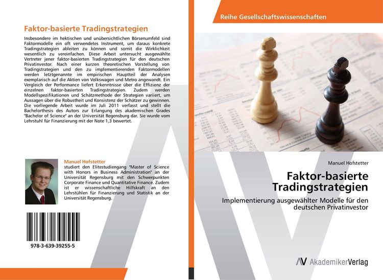 Produktbild: Faktor-basierte Tradingstrategien