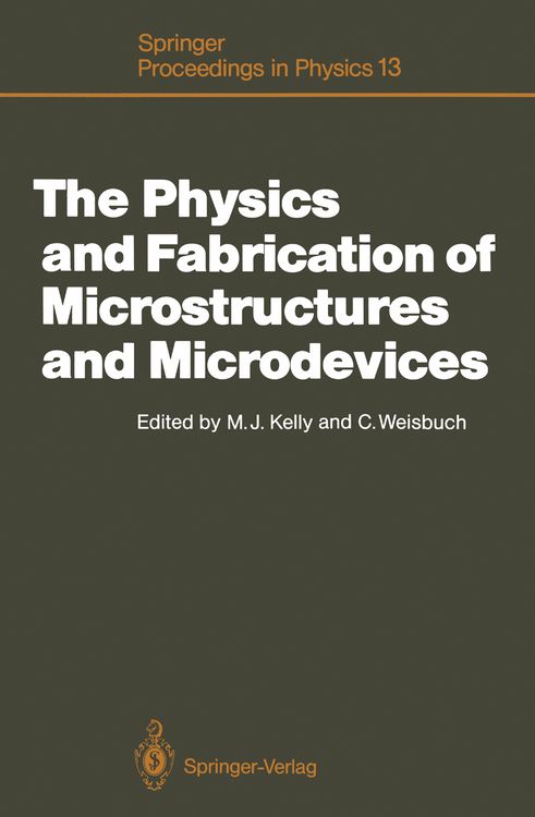 Produktbild: The Physics and Fabrication of Microstructures and Microdevices