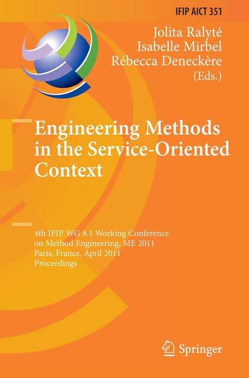 Produktbild: Engineering Methods in the Service-Oriented Context