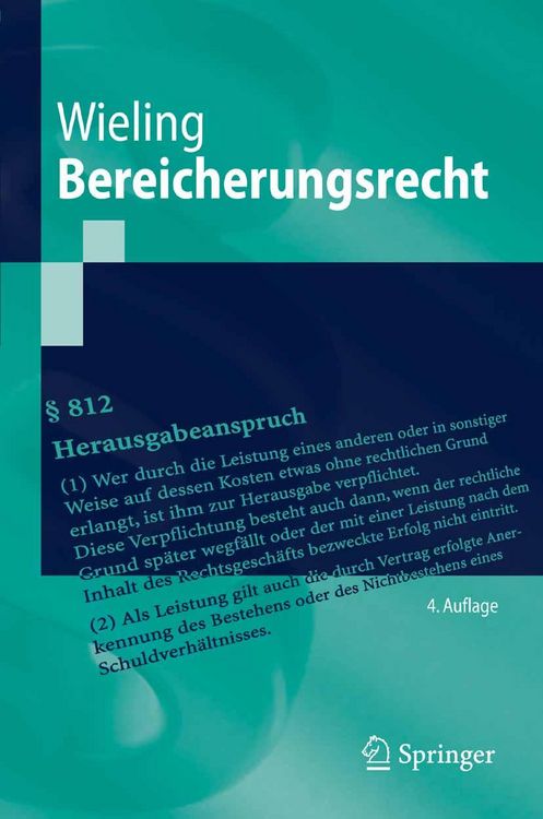 Produktbild: Bereicherungsrecht