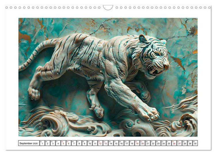 Produktbild: Wesen aus der Urzeit (Wandkalender 2026 DIN A3 quer), CALVENDO Monatskalender