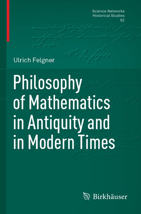 Produktbild: Philosophy of Mathematics in Antiquity and in Modern Times
