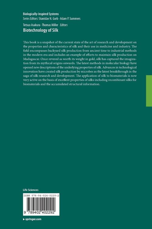 Produktbild: Biotechnology of Silk