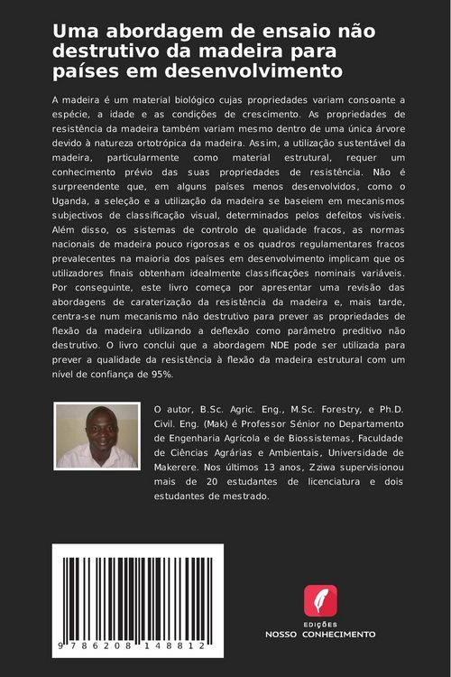 Produktbild: Uma abordagem de ensaio n&atilde;o destrutivo da madeira para pa&iacute;ses em desenvolvimento