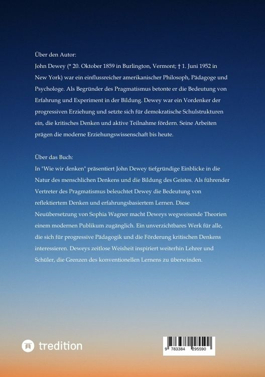 Produktbild: Wie wir denken