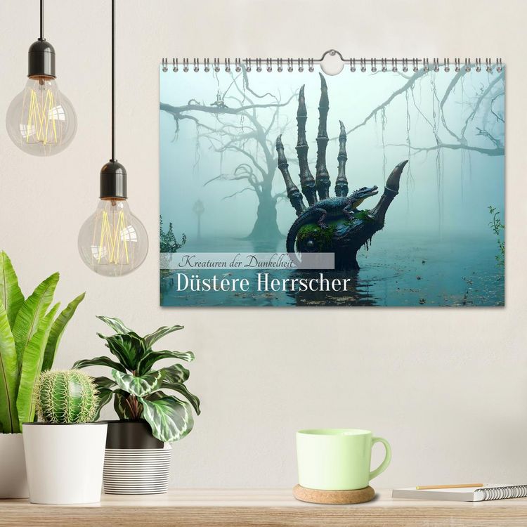 Produktbild: Kreaturen der Dunkelheit - D&uuml;stere Herrscher (Wandkalender 2026 DIN A4 quer), CALVENDO Monatskalender