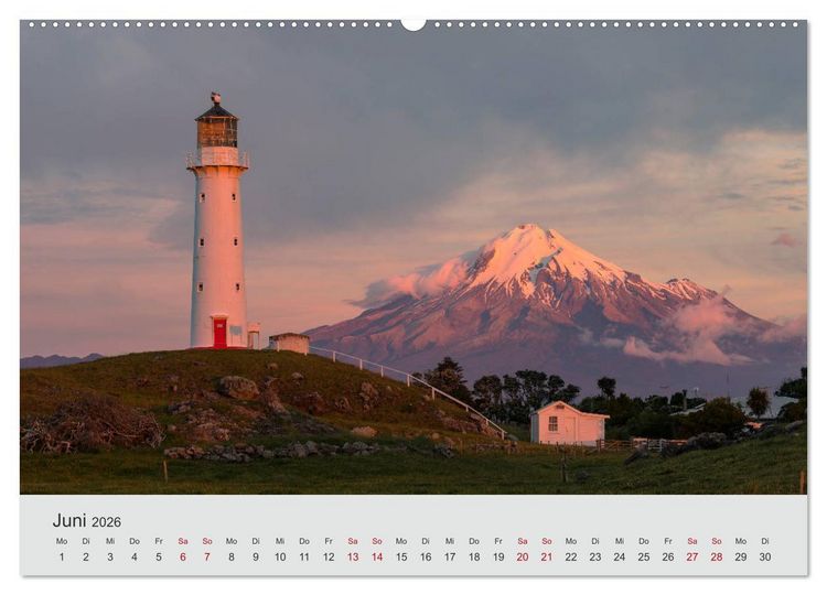 Produktbild: Neuseeland - Eine fotografische Rundreise von Nord nach S&uuml;d (Wandkalender 2026 DIN A2 quer), CALVENDO Monatskalender
