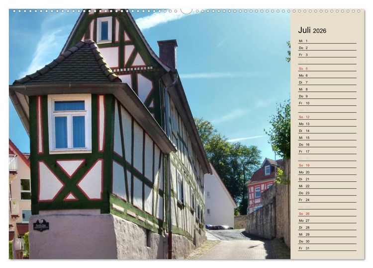 Produktbild: Bad Orb - Romantik im Spessart (hochwertiger Premium Wandkalender 2026 DIN A2 quer), Kunstdruck in Hochglanz