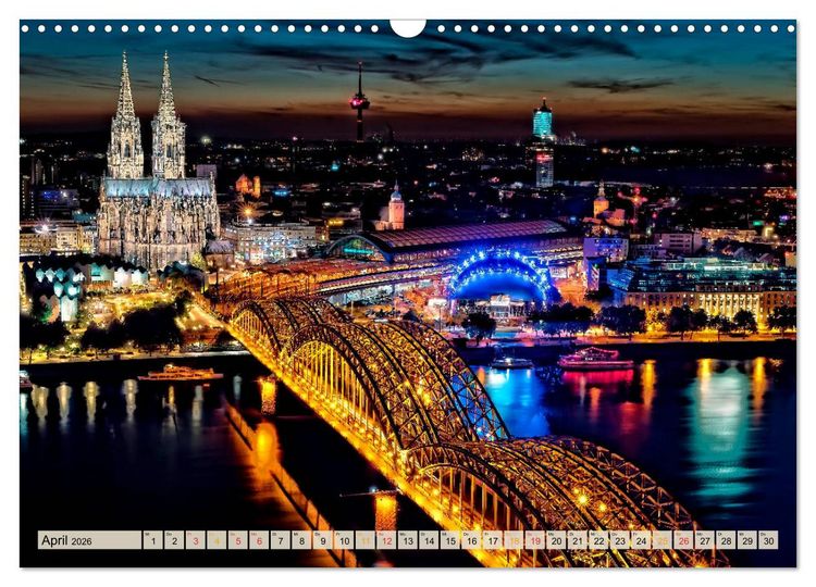 Produktbild: 12 wundersch&ouml;ne Sehensw&uuml;rdigkeiten in Deutschland (Wandkalender 2026 DIN A3 quer), CALVENDO Monatskalender
