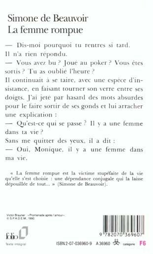 Produktbild: La Femme rompue / Monologue / L'Age de discr&eacute;tion