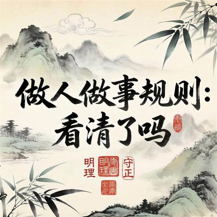 Produktbild: 做人做事规则，看清了吗