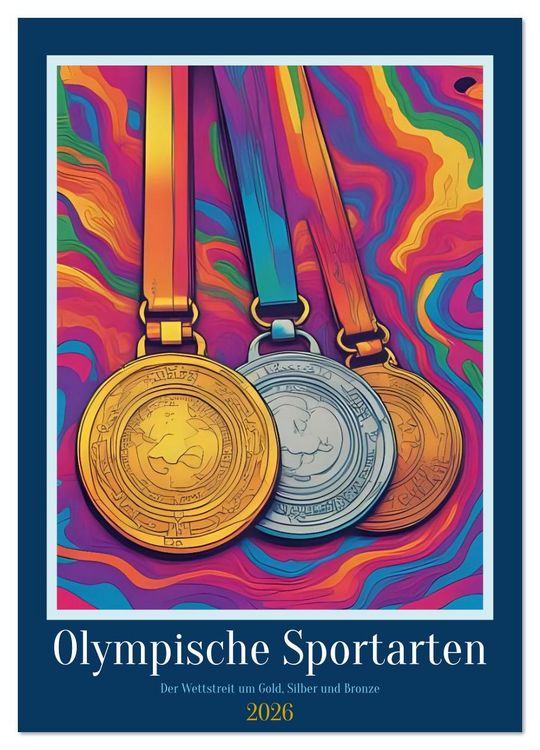 Produktbild: Olympische Sportarten (Wandkalender 2026 DIN A4 hoch), CALVENDO Monatskalender
