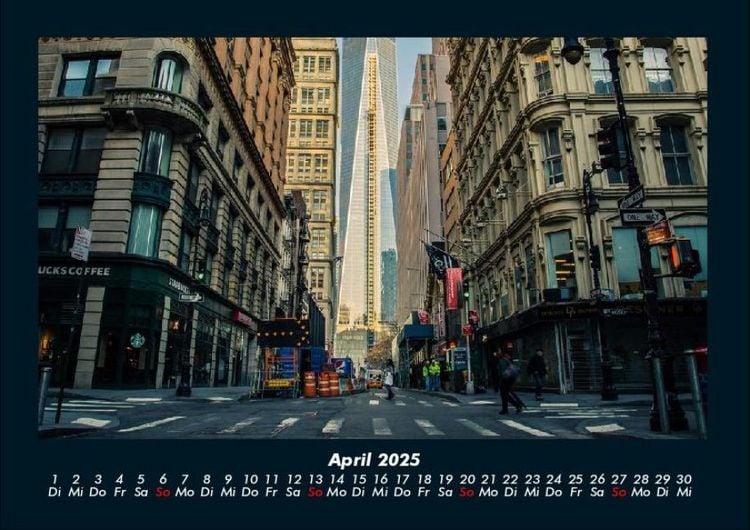 Produktbild: New York 2025 Fotokalender DIN A4