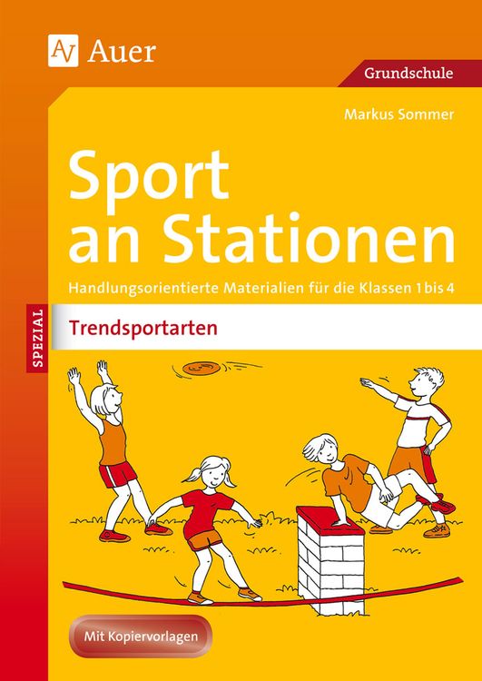 Produktbild: Sport an Stationen Spezial Trendsportarten 1-4
