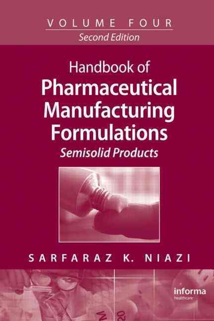 Produktbild: Niazi, S: Handbook of Pharmaceutical Manufacturing Formulati