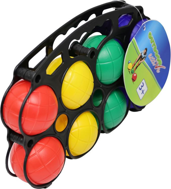 Produktbild: Outdoor Active Boccia mit 8 B&auml;llen, Kunststoff