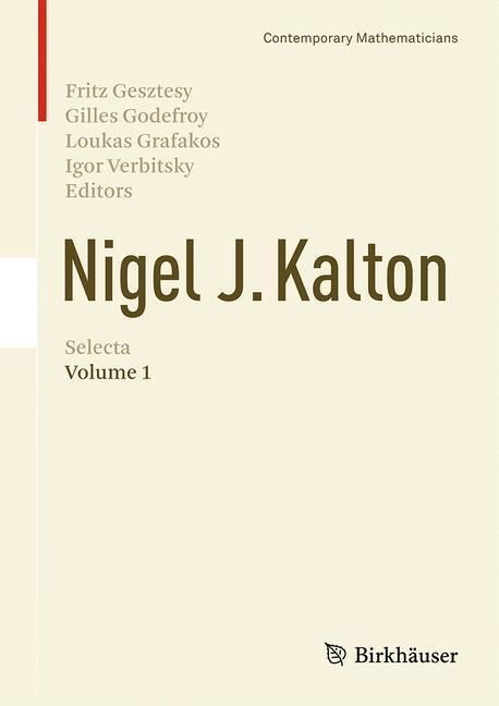 Produktbild: Nigel J. Kalton Selecta