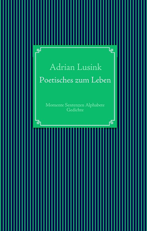 Produktbild: Poetisches zum Leben