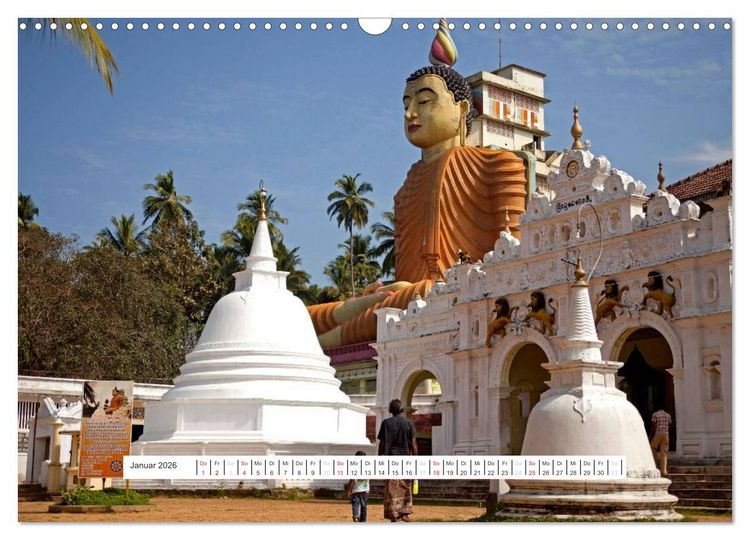 Produktbild: Asien - Sri Lanka (Wandkalender 2026 DIN A3 quer), CALVENDO Monatskalender
