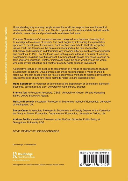 Produktbild: Empirical Development Economics