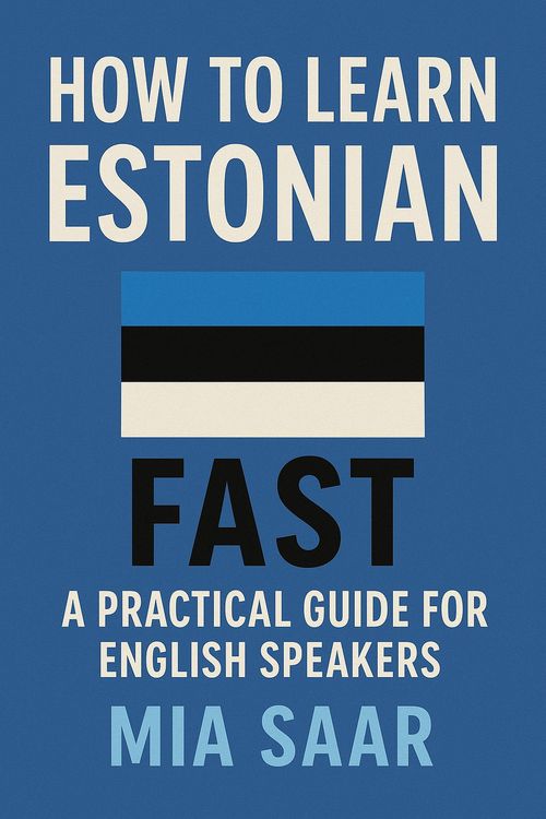 Produktbild: How to Learn Estonian Fast: A Practical Guide for English Speakers